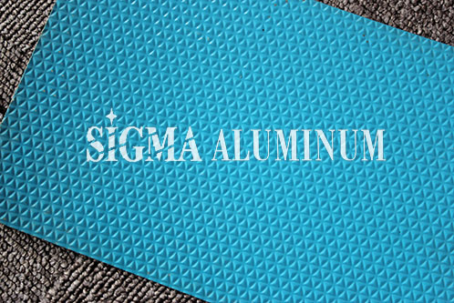 Triangular Pattern Embossed Aluminum