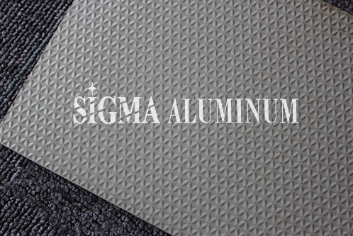 Triangular Pattern Embossed Aluminum
